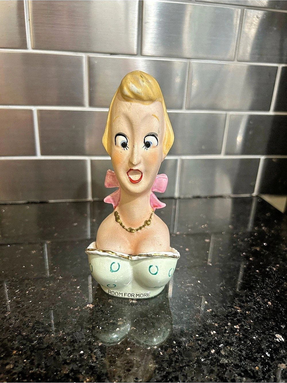 1950s Pinup Ceramic Ashtray
